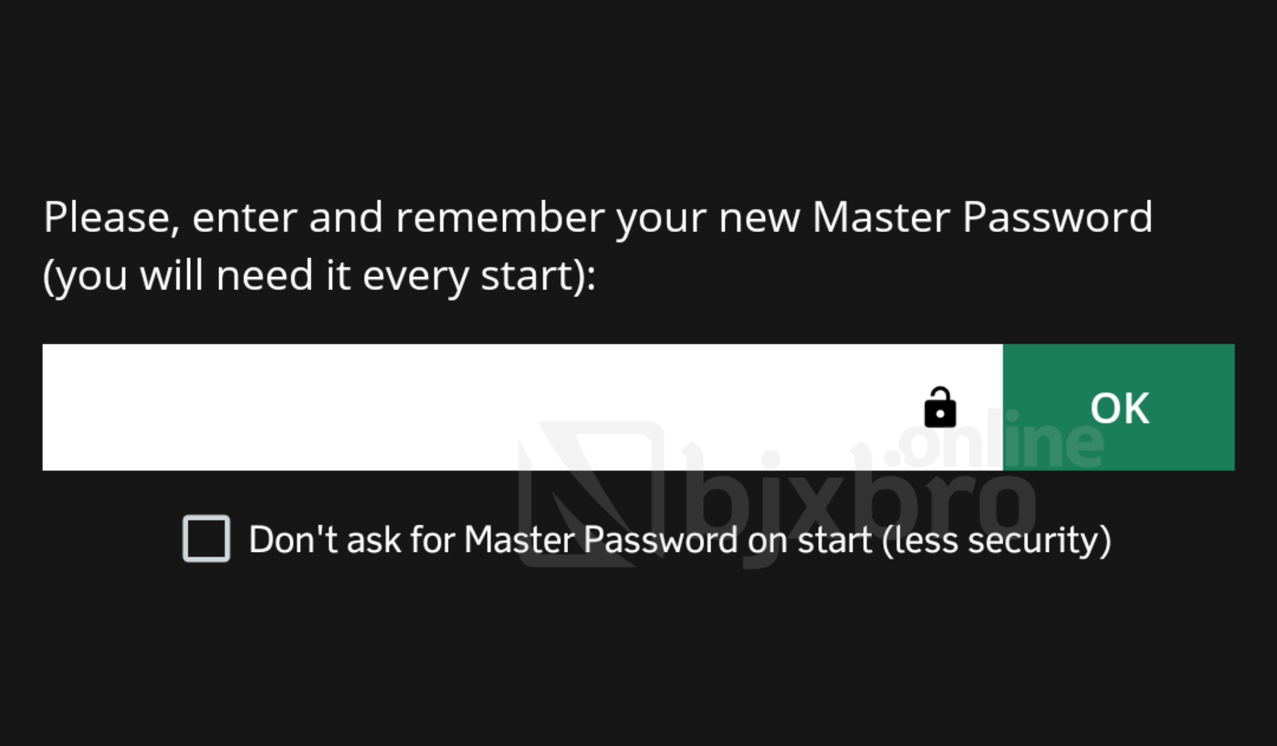 Admin Hands Master Password