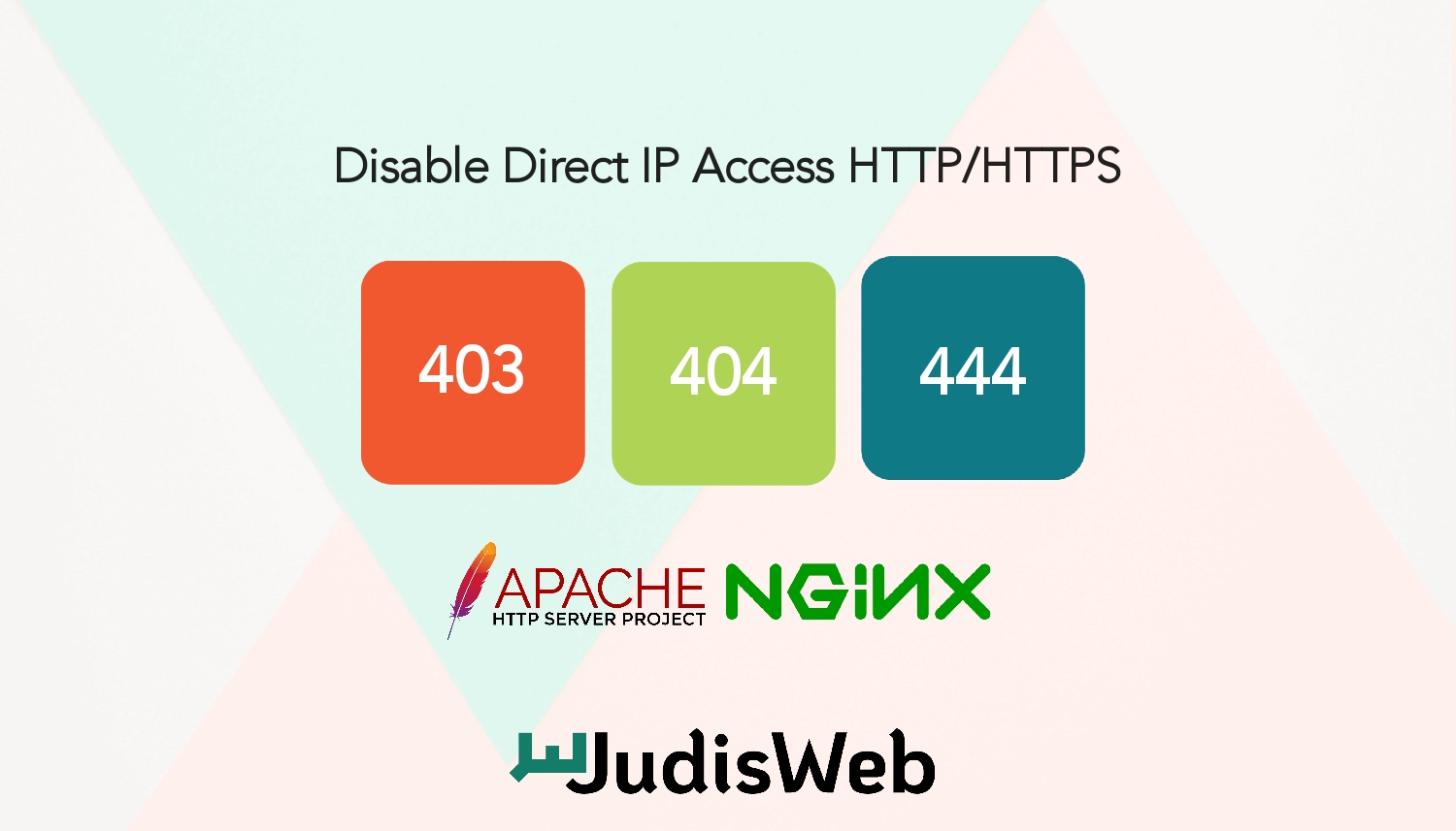 judisweb disable direct ip